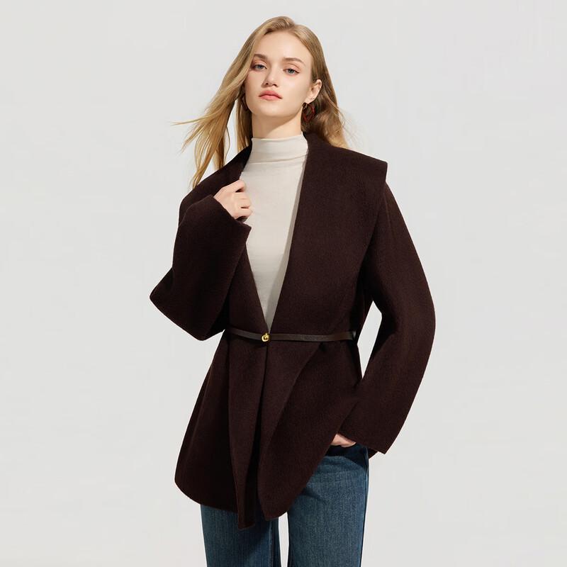 

SheTu Petite Wool Double-Faced Coat M