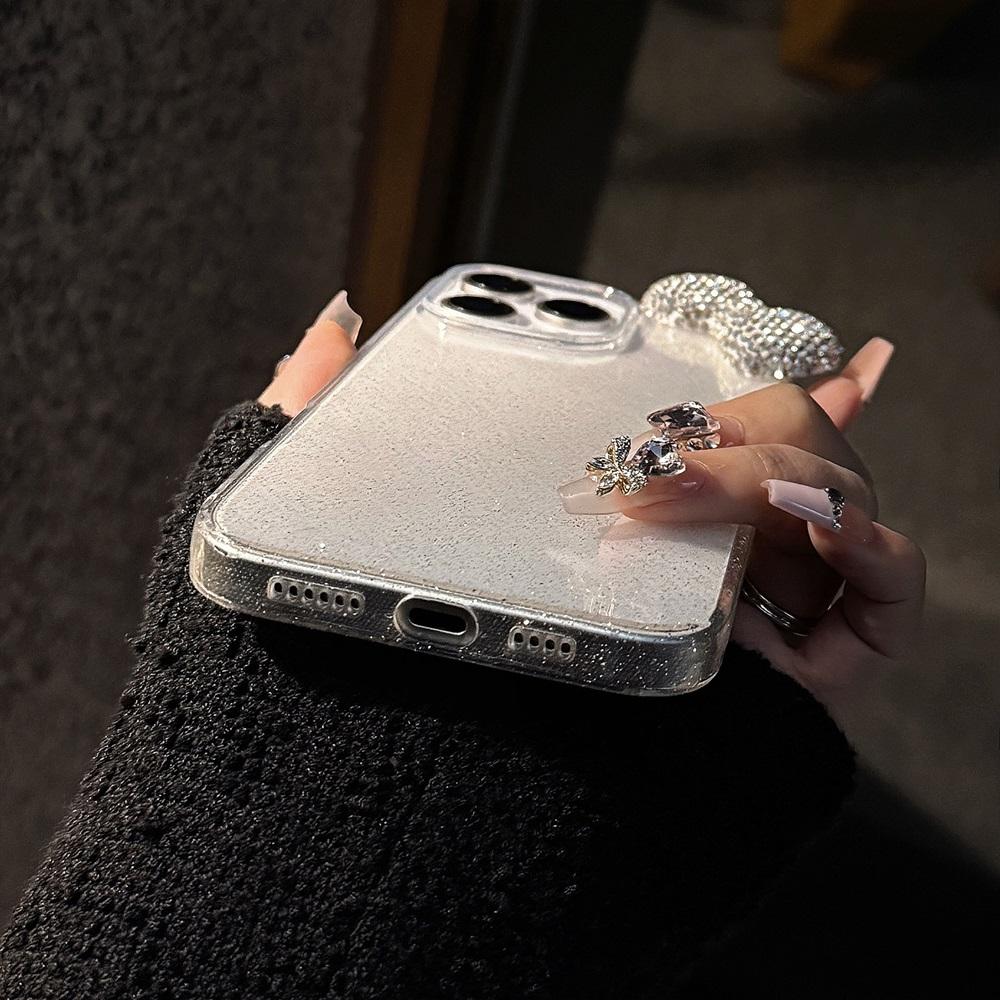 Luxury 3D Rhinestone Bow Bling Glitter Case For iPhone 17 16 15 14 13 12 11 Pro Max X XR Plus Cute Bowknot Shockproof Soft Cover