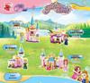 Princess Leah Series: Snowing Swan Castle & Violet Royal Carriage Building Blocks (2605-2616)
