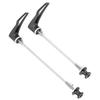Stainless Steel Axle CNC Alloy Skewers for Bike Road Bicycle Quick Release (black 100 130)