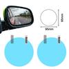 2pcs /set Car Rearview Mirror Sticker Round Rainproof Anti-fog Waterproof Nano Film Stickers Safety Driving Auto Accessory