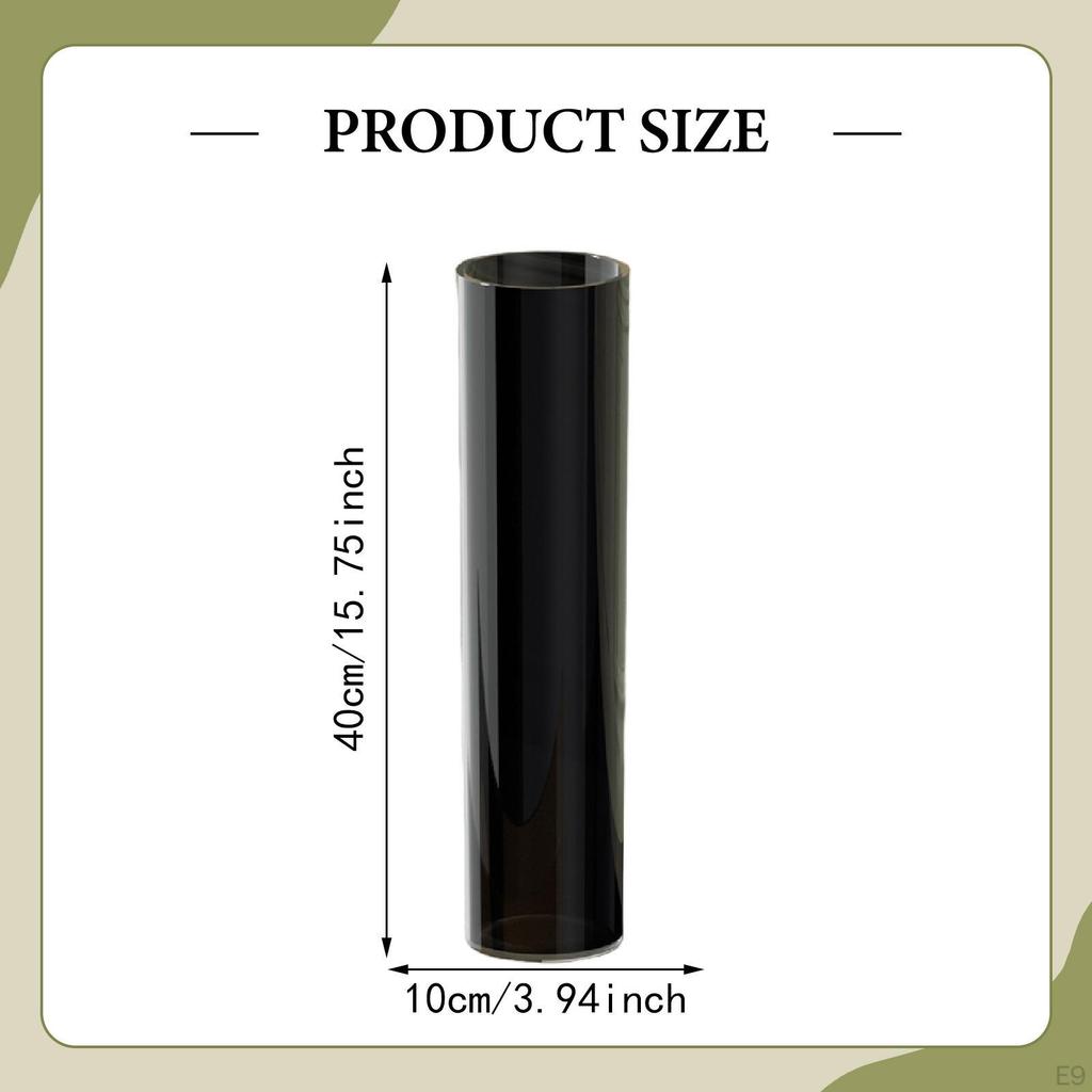 Cylindrical Vase for Plants, Ideal Home Decor Or As A Gift. Decorative Standing Planter