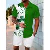 New Summer Casual Men's Shirt And Beach Shorts Set 3D Printed Short-sleeved Outdoor Streetwear Shorts Camisas De Hombre