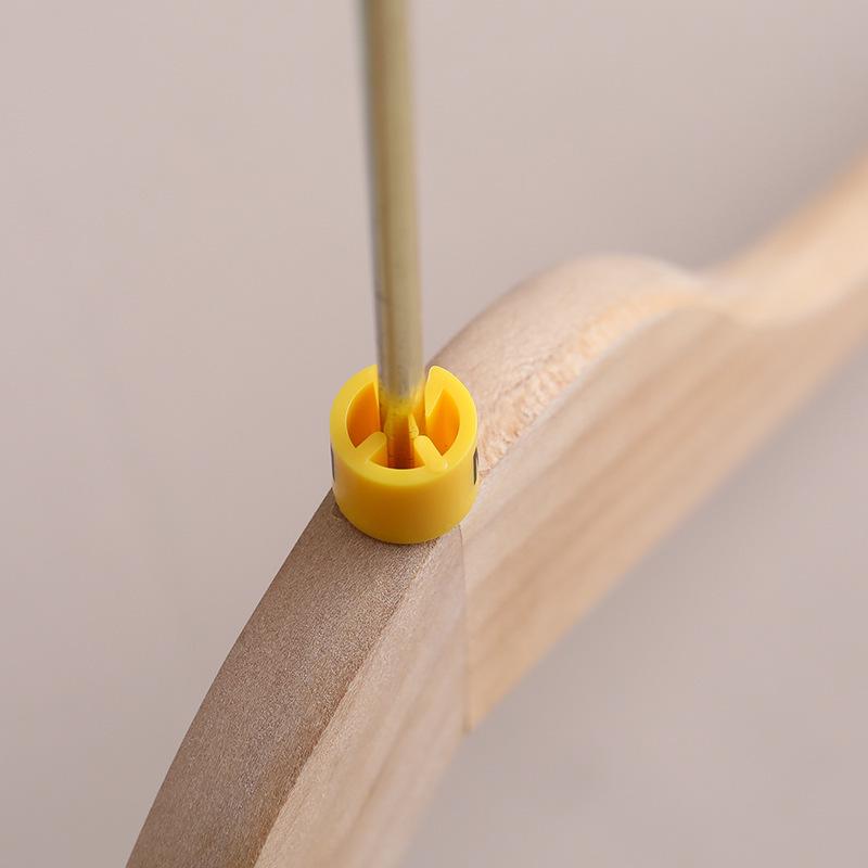 Colored Number Size Clip for Clothing Display - Round Grain Plastic Marker