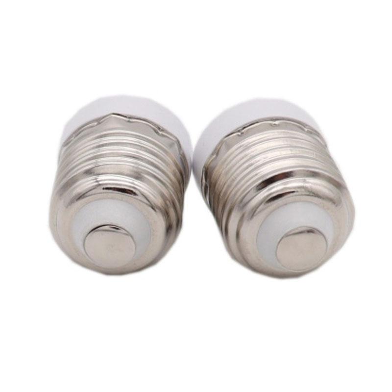 1/2/5 stk E27 til E17 til E27 LED-pære Strømsokkel Lyslampe Baseholder Halogen CFL Lyspære Adapter Konverter