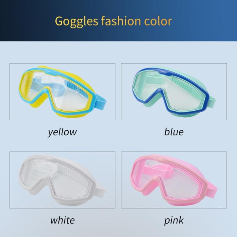 Kids Swimming Goggles, Kids Swim Goggles for Boys Girls Junior Children Age 3-16, Quick Release Strap Anti-Leak Goggles