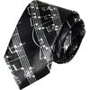 Korean Style Fashionable and Casual 5cm Piano Trendy Tie for Male and Female Students Note Personalized Music Narrow Tie