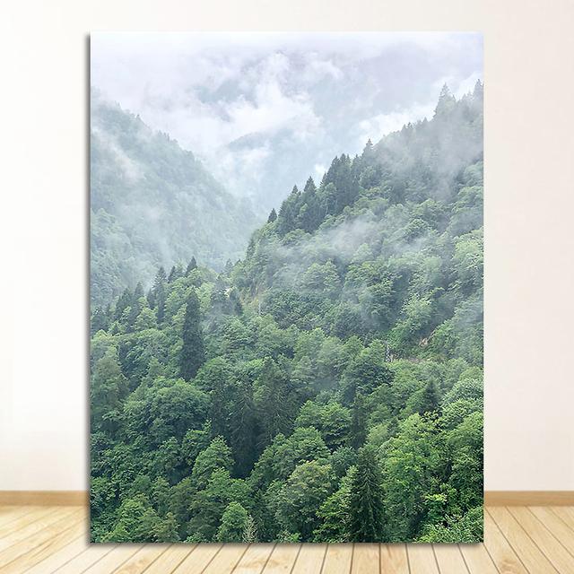 Biber Wand Kunst Leinwand Malerei Nordic Poster Und Drucke Wand Bilder Für Wohnzimmer Dekor Wald Berg Boot See Anlage