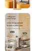 No-Punch Wall-Mounted Dish Drying Rack with Plate and Chopsticks Holder