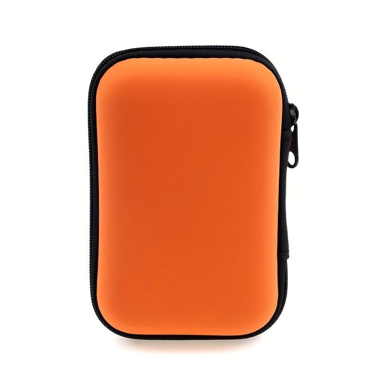 

Multicolor eva zipper storage case portable hard shell organizer bag 1pcs помаранчевий