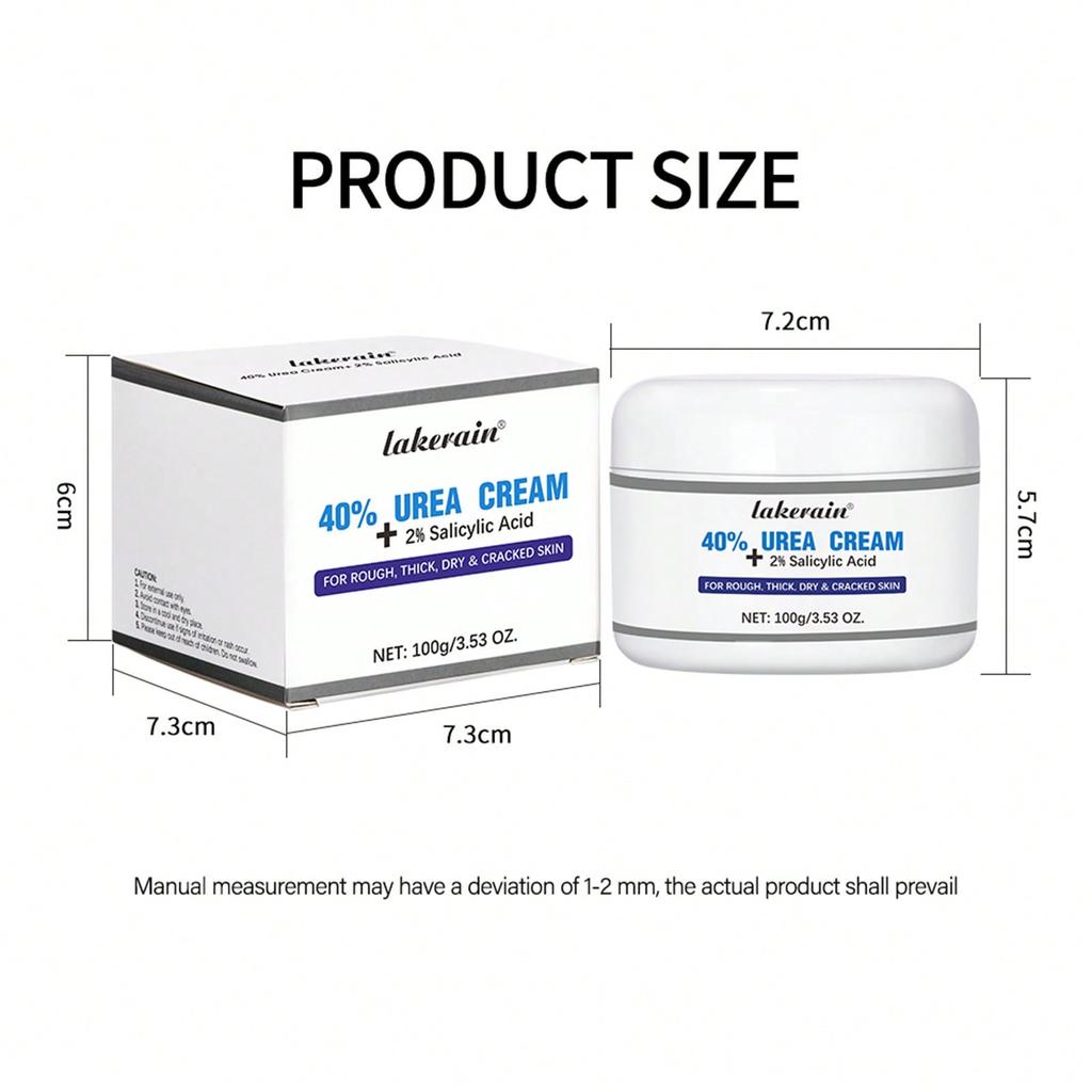 Intense Moisturizing Body Lotion with 40% Urea Cream for Dry Skin and Cracked Heels