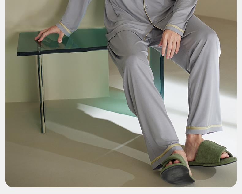 Xuan Liang Men's Modal Long Sleeve Sleepwear Set