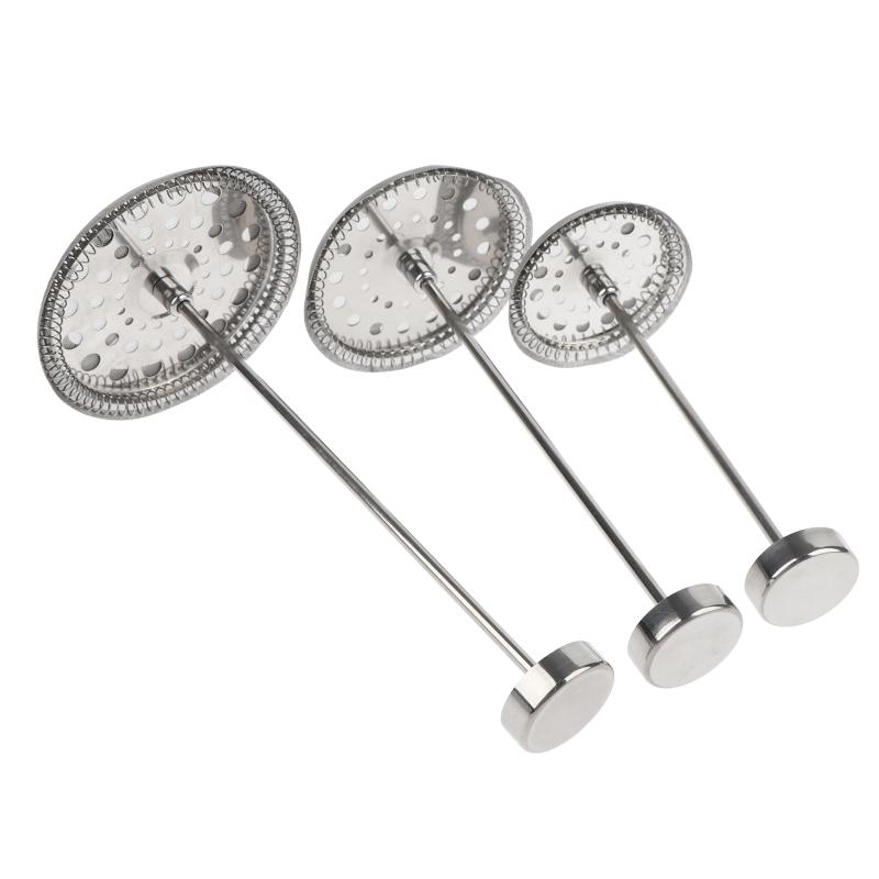 Fine Mesh French Press Filter Replacement Set Food Grade Rustproof Easy to Clean Reusable for Home Kitchen Coffee Brewing Coffee Lover Gifts