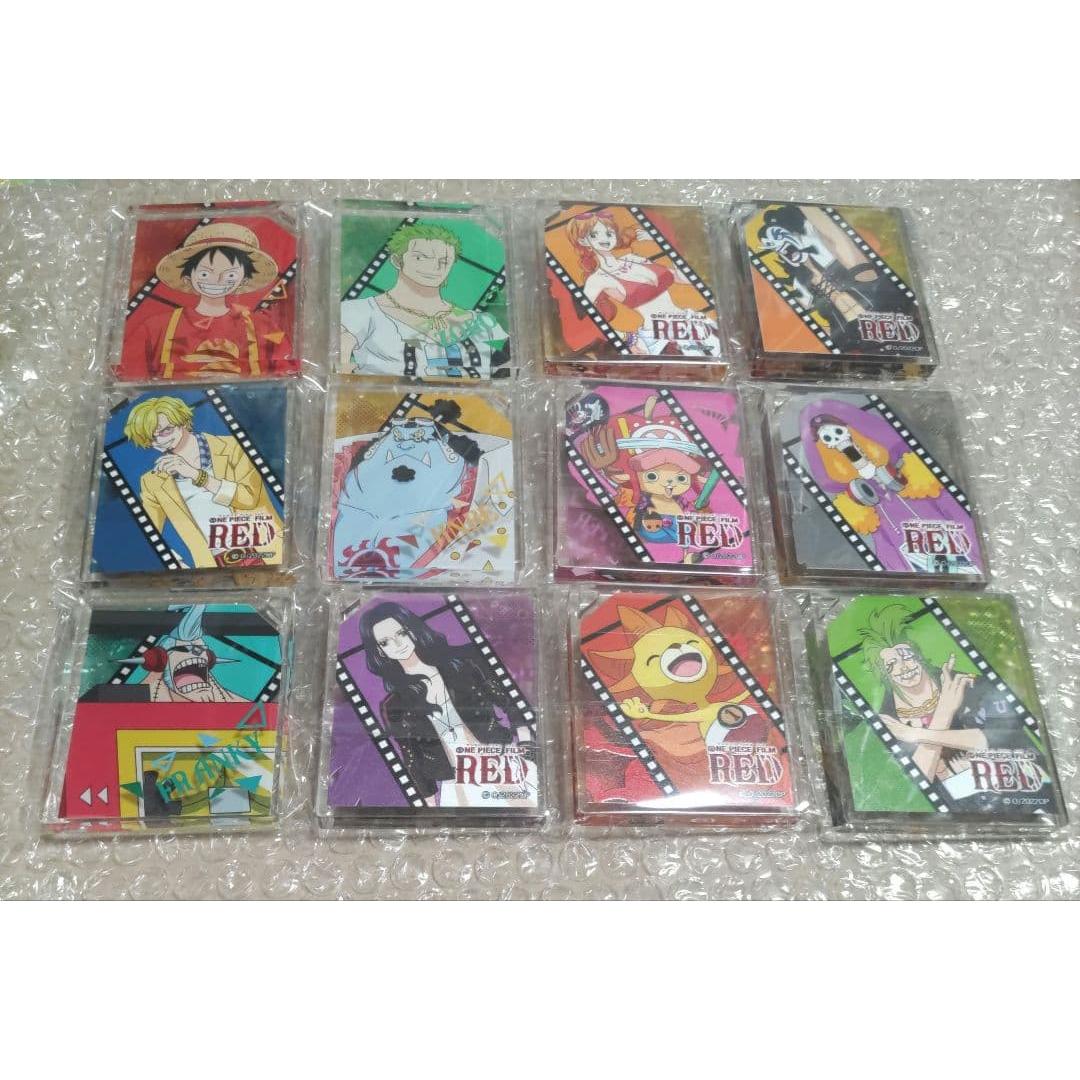 Used ONEPIECE FILM RED Acrylic Block Straw Hat Pirates Bartolomeo