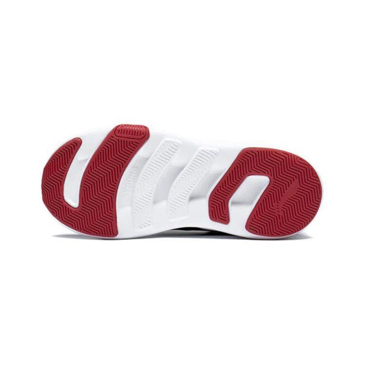 Li Ning Game Day Non-Slip Wear-Resistant Breathable Sports Casual Shoes Kids Sneakers Black Red YKNT006-3