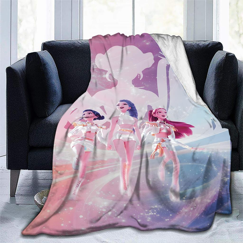 Flannel Digital Printed Blanket Conditioning Blanket Sofa Blanket Girl Gift