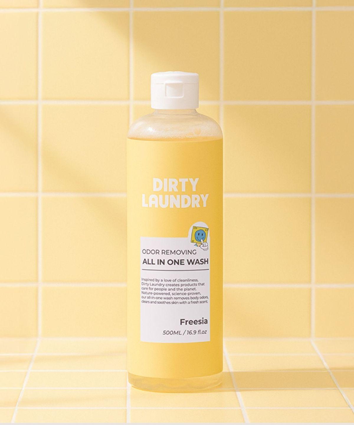 [200% Body Odor Improvement] All-in-One Body Wash Freesia 500ml