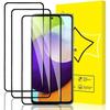 Full Tempered Glass for Samsung A52 5G (6.5 ") Pack of 3 Black Films Safe Protection