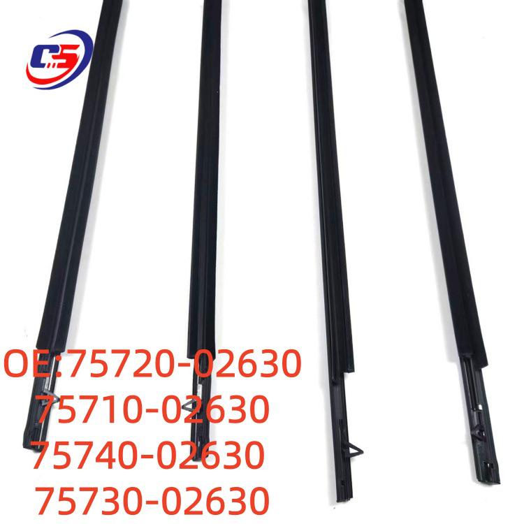 Exterior Door Weatherstrip 75710/75720/75730/75740-02630 for Toyota Corolla