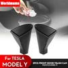 1/2PCS Front Door Trash Can Press Type Rear Row Storage Box Vehicle Garbage Can for Tesla Model Y Interior Storage Accessories