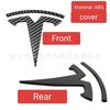 ABS 1 SZT 2 SZT 3 SZT Samochód Przód Dla Tesla ModelY Model3 Pokrywa Maski Naklejka z Emblematem Stylizacja Nadwozie Tył Bagażnik Odznaka Naklejka Akcesoria