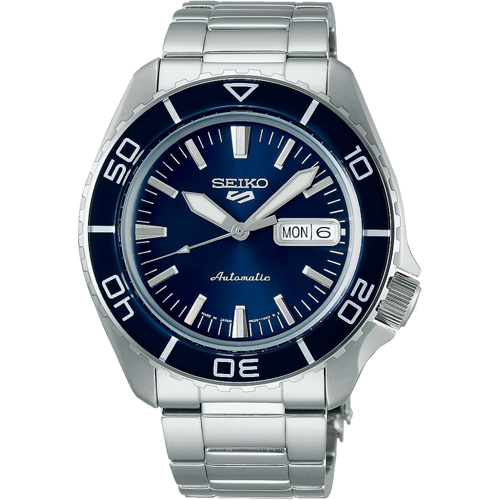 Seiko 5 Sports SKX Suits Style Men's Watch SBSA259 Black Stainless Steel 100m Water Resistant