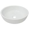 VidaXL Round Ceramic Sink White 42x12 Cm Countertop Basin Bathroom 142341