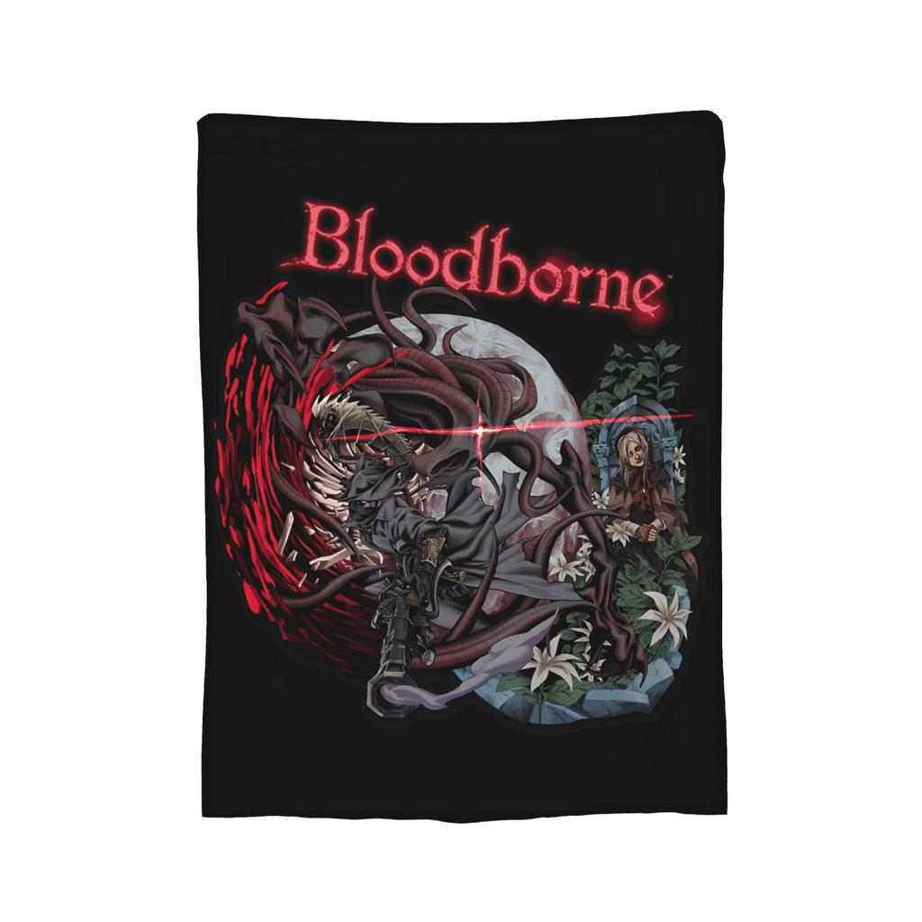 Bloodborne Dark Souls Blanket Fleece All Season Multifunction Super Soft Throw Blankets for Home Outdoor Bedding Throws