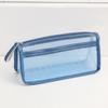 Japanese Style Nylon Storage Bag Portable Mesh Transparent Pencil Case