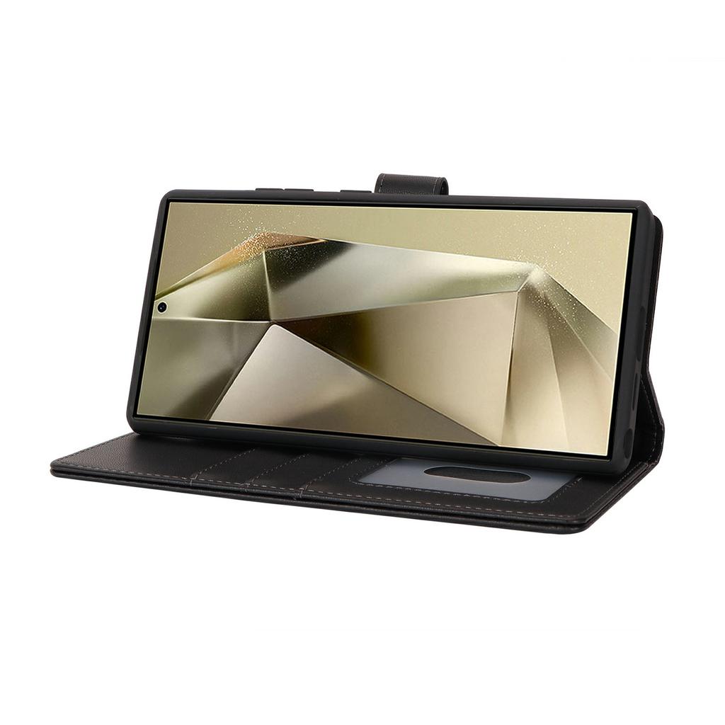 For Samsung Galaxy S24 Ultra Wallet Magnetic Case Anti-Drop Detachable PU Leather Phone Cover