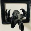 Witch Hand Wall Hanging Wall Hanger Decoration 3d Open Hand Statue Resin Decorative Art Wall Simulation Hands Statue Sculpture
