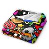 Geometry Gaming Dashed Blanket  Picnic Flannel Throw Blanket For Couch Bed Warm Soft Ized Quality Bedspread Birthday Gift