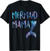 Meerjungfrau Mama Schwanz Passendes Meerjungfrau Squad Geburtstagsparty T-Shirt