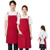 Women's Canvas Waterproof Apron for Baking, Catering, Coffee and Flower Shops