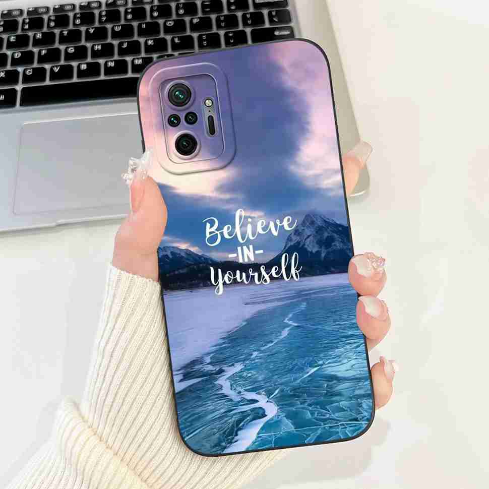 For Xiaomi Redmi Note 10 Pro 4G 6.67" Case Cherry Fashion Girl Soft Silicone TPU Cover For Redmi Note 10Pro 4G M2101K6G Shell