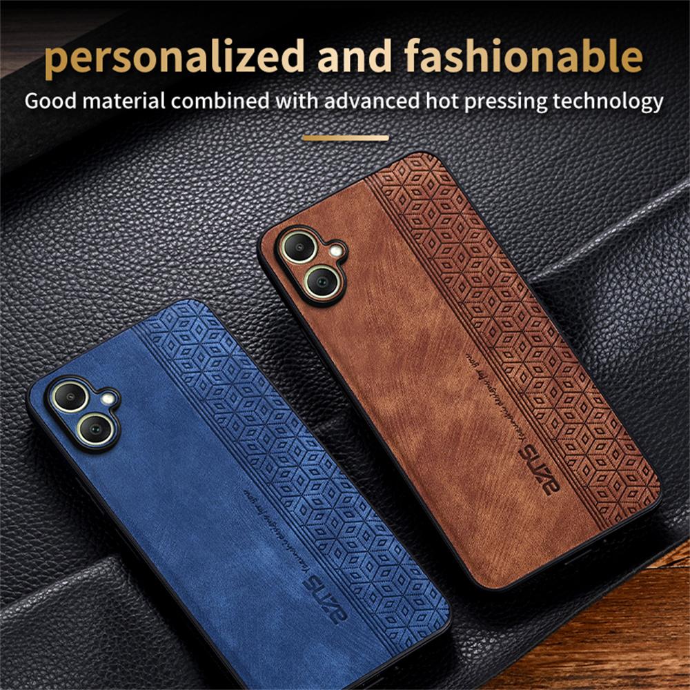 AZNS For Samsung Galaxy A07 5G/A07 4G Case Protective PU Leather Covered TPU Phone Shell