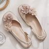 Women Summer Flat Sandals with Skirt Low Heel 1cm 3cm Comfortable Flower Design Female Shoes Women Sandals