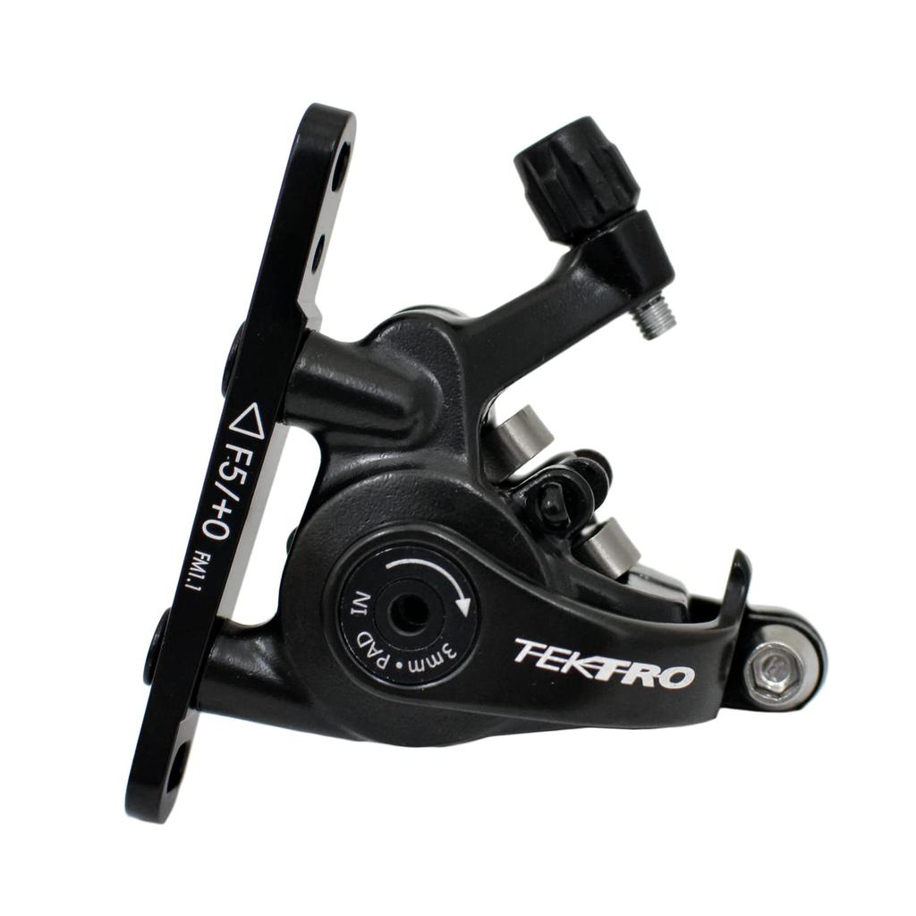 TEKTRO Road Flat Mount Mechanical Disc Brake Set 160mm Front and MH1849 MD-C550 Rotors, Rear,
