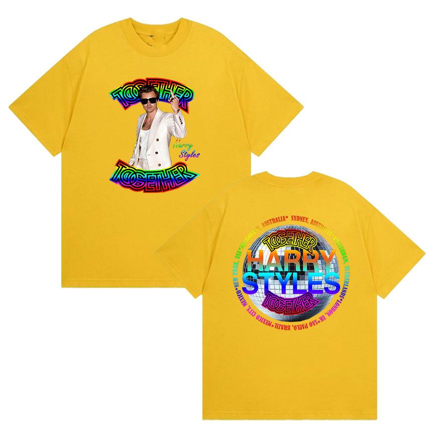 Harry Styles Together Tour 2026 Graphic Tshirt UNISEXs Vintage ONeck Clothing Fashion Y2K Shirt Casual Cotton Short Sleeve Tops S