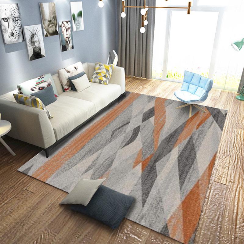 Modern Nordic Rectangular Carpet for Living Room, Bedroom, and Sofa Area