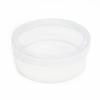 2-Piece Round Transparent Storage Boxes for Jewelry, Electronics, and Accessories