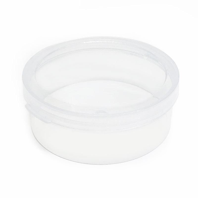 2-Piece Round Transparent Storage Boxes for Jewelry, Electronics, and Accessories