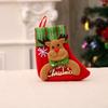 1PC Cartoon Christmas Socks Ornaments Merry Christmas Decorations Home Christmas Gifts Xmas Noel Navidad Happy New Year Supplies