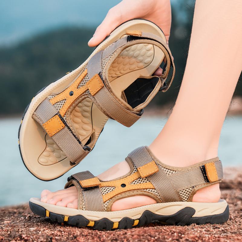 Big Size Summer Comfortable Outdoor Mens Sandals Lightweight Men Shoes For Male Casual Shoes Water Walking Soft Beach Sandals