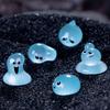50pcs Resin Crafts Halloween Luminous Water Elf Figurine Cute Waterdrop Statue Toy  Desk Accessories