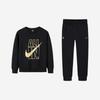 Nike Kids' Plush Long-Sleeve Tee & Sweatpants 2-Piece Set