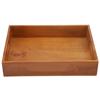 Wooden Flower Pot, Vintage Pine Planter Box with Retro Wood Grain for Garden Plants 33.5x24.5x7cm Multi Purpose Storage Container