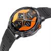 K69 Smart Watch 1,75 Zoll Amoled-Bildschirm LED-Taschenlampe Männer Bluetooth-Anruf Sport Fitness Tracker Gesundheitsmonitor Smartwatch
