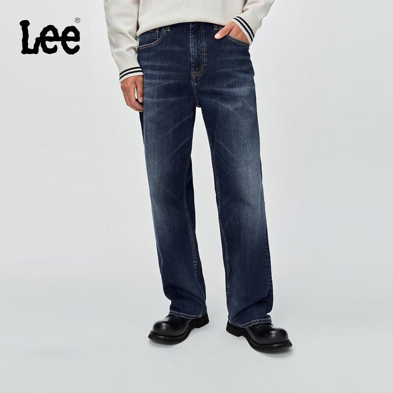 Lee Men's Easy Rider 761 Loose Wide Leg Brushed Jeans
