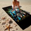 Elektrischer Monster Truck Kunst Strandtuch, Superweiche Mikrofaser, Geschenk für Sie/Ihn, Geburtstag, für Pool, Strand, Reisen, Heimdekoration Fan-Geschenke